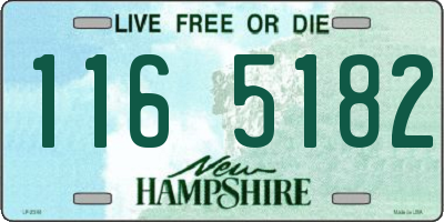 NH license plate 1165182