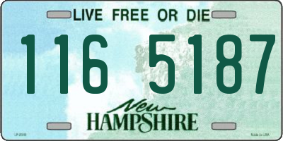 NH license plate 1165187