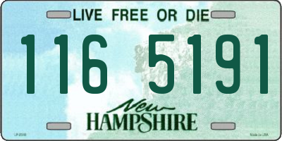 NH license plate 1165191
