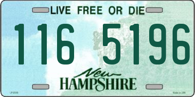 NH license plate 1165196