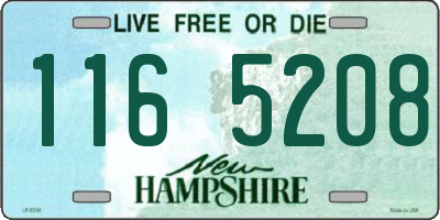 NH license plate 1165208