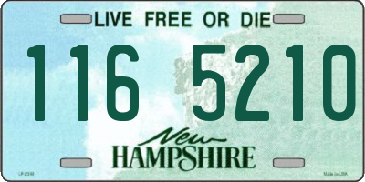 NH license plate 1165210
