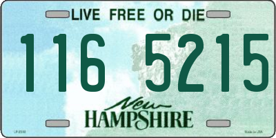 NH license plate 1165215