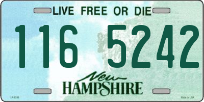NH license plate 1165242