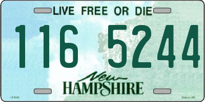 NH license plate 1165244