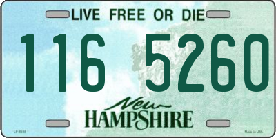 NH license plate 1165260