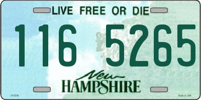 NH license plate 1165265