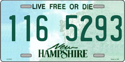 NH license plate 1165293