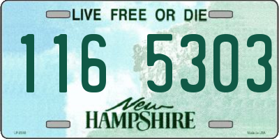 NH license plate 1165303