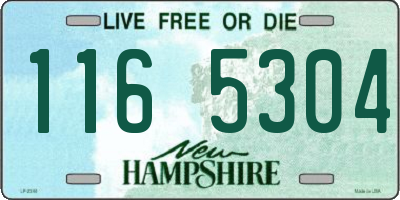 NH license plate 1165304