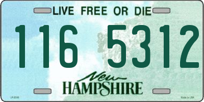 NH license plate 1165312