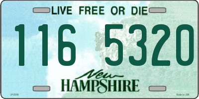 NH license plate 1165320