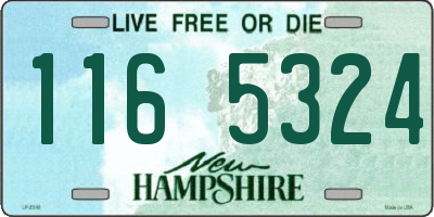 NH license plate 1165324