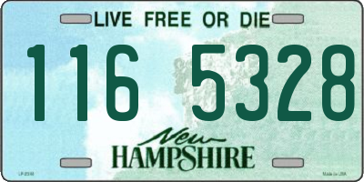 NH license plate 1165328