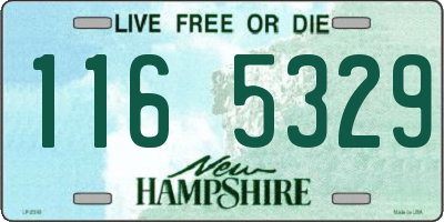 NH license plate 1165329