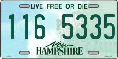 NH license plate 1165335