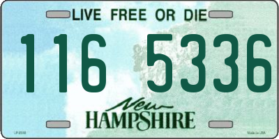NH license plate 1165336