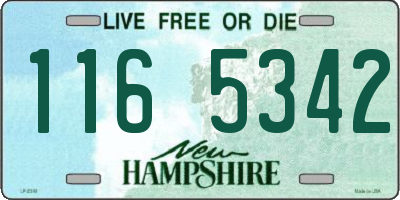 NH license plate 1165342