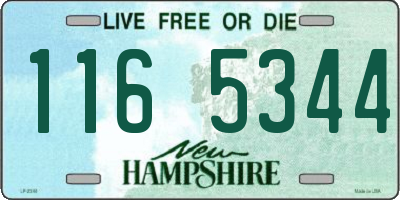 NH license plate 1165344