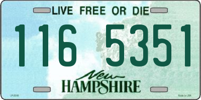 NH license plate 1165351