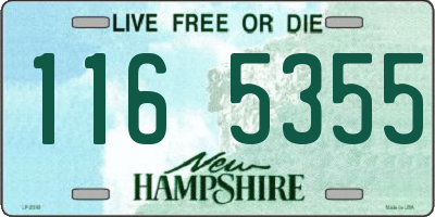 NH license plate 1165355