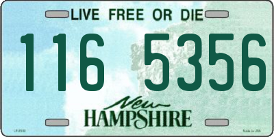 NH license plate 1165356