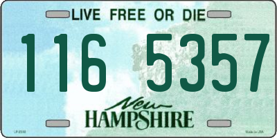 NH license plate 1165357