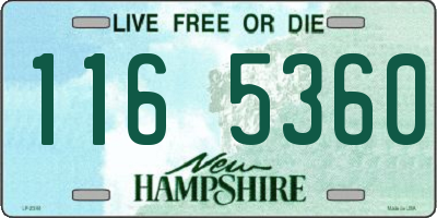 NH license plate 1165360