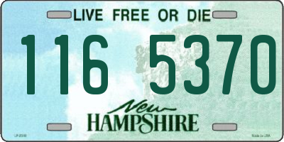 NH license plate 1165370