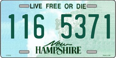 NH license plate 1165371