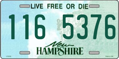 NH license plate 1165376