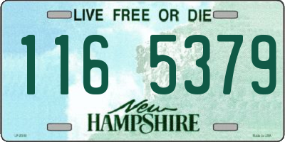 NH license plate 1165379