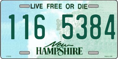 NH license plate 1165384