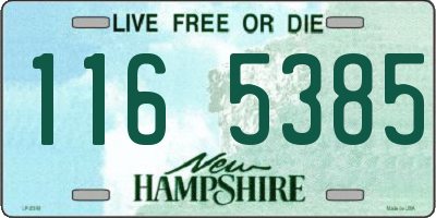 NH license plate 1165385