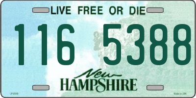 NH license plate 1165388