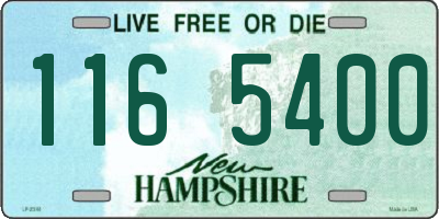 NH license plate 1165400