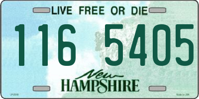 NH license plate 1165405