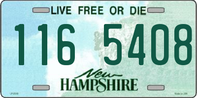 NH license plate 1165408