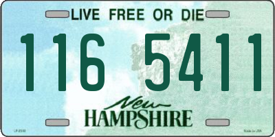 NH license plate 1165411