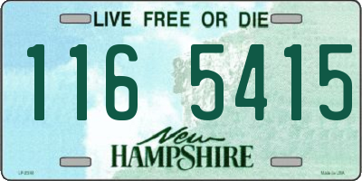 NH license plate 1165415