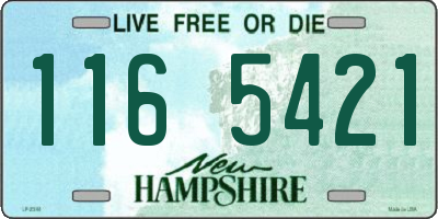 NH license plate 1165421