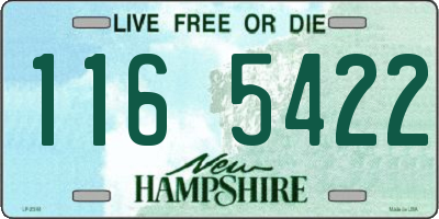 NH license plate 1165422