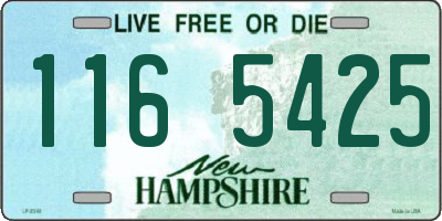 NH license plate 1165425
