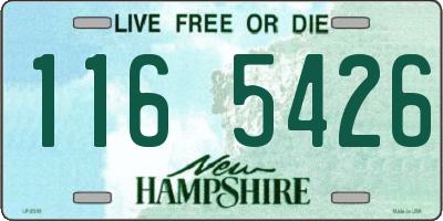 NH license plate 1165426