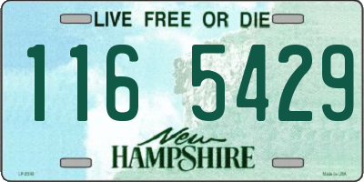 NH license plate 1165429