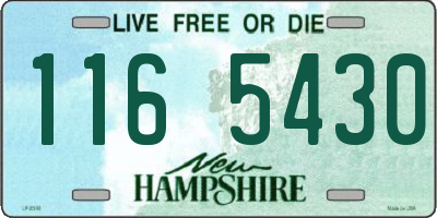 NH license plate 1165430