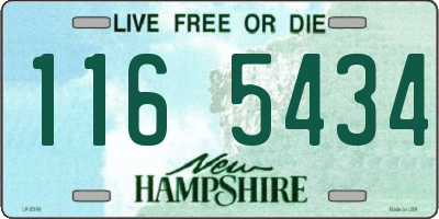 NH license plate 1165434