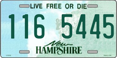 NH license plate 1165445