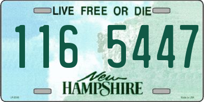 NH license plate 1165447