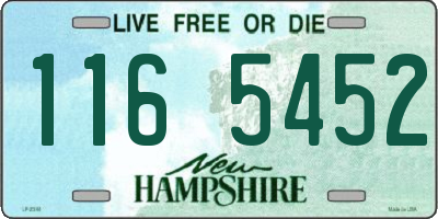NH license plate 1165452